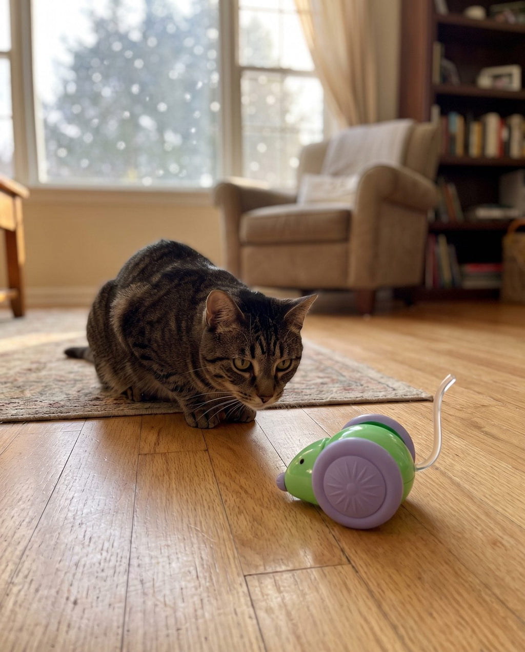 Winter Play Kit – 4 Toys for Indoor Cats